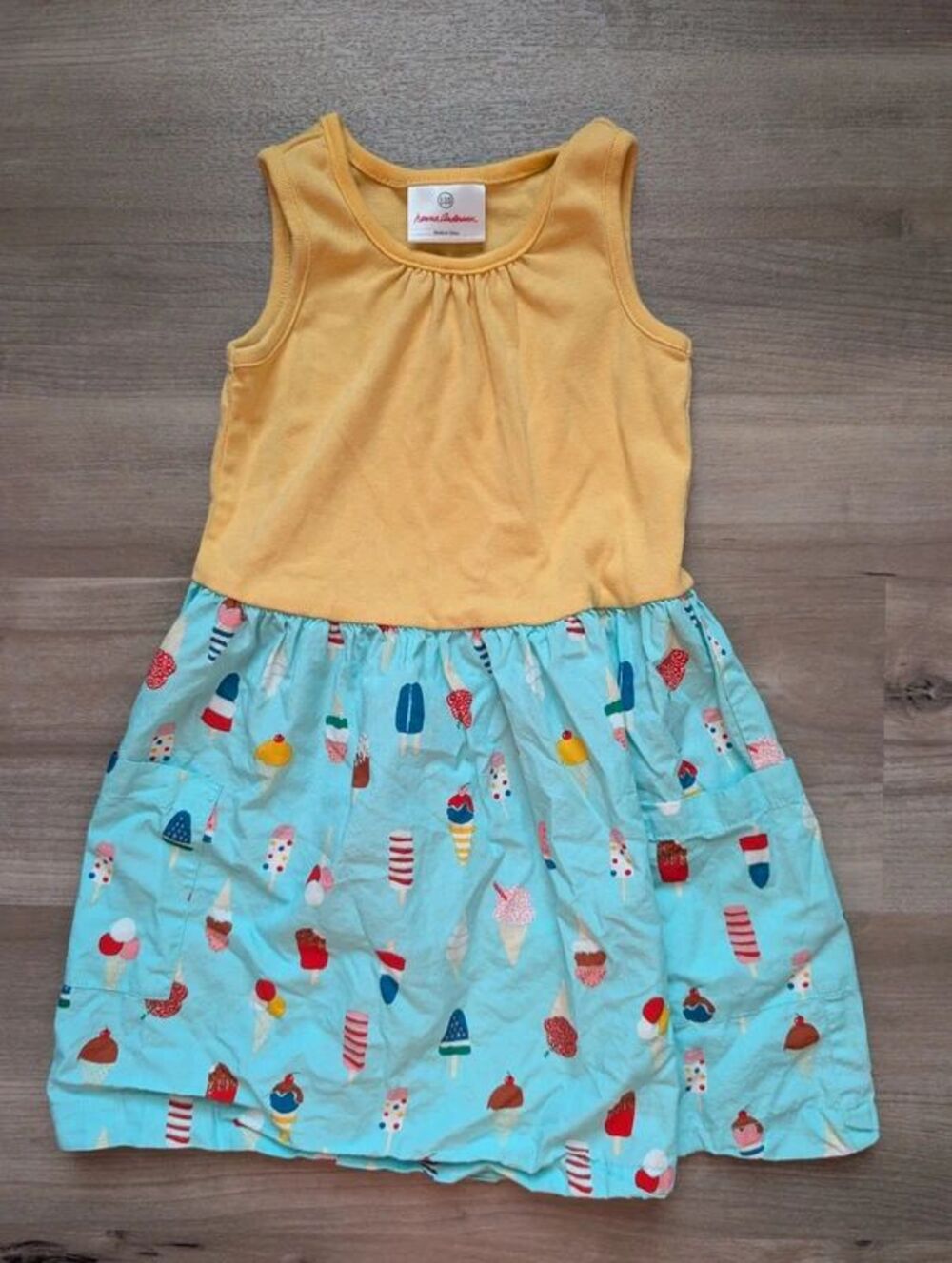 Hanna Andersson Popsicle Skirted Dress, 5T (U1)